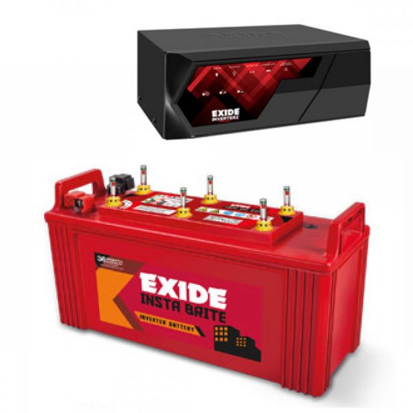 EXIDE MAGIC 825VA HOME UPS INVERTER + Exide INSTA BRIGHT 1500 (150Ah)