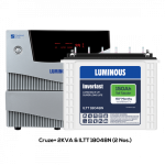 Luminous Home UPS 2 kVA Cruze+ +150 Ah ILTT 18048N Battery Combo