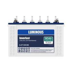 LUMINOUS ILT10036 80Ah Inverter Battery