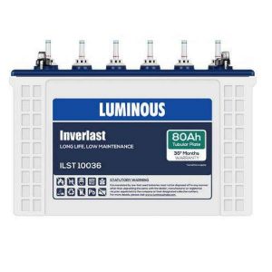 Luminous ILST10036 80AH Tubular Inverter Battery