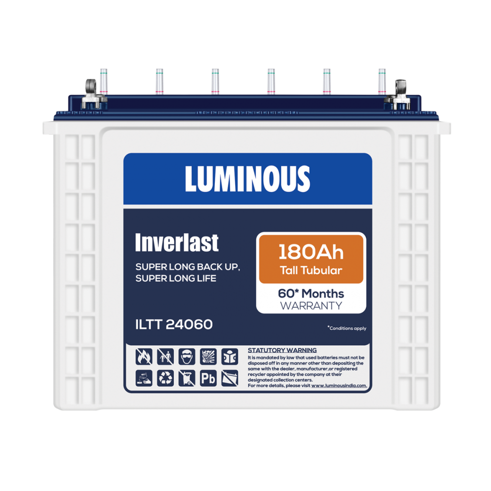 Luminous INVERLAST-ILTT 24060 180Ah Tubular Battery