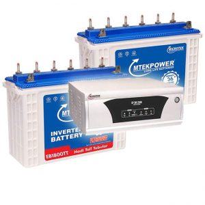 Microtek 2300 Inverter 150AH Tall Tubular Double Combo