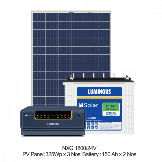 Luminous Solar Off Grid Combo - 1500 VA