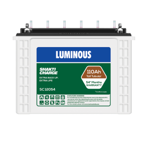 LUMINOUS SHAKTI CHARGE-SC 12054 110Ah TUBULAR Battery