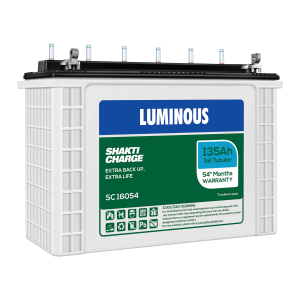 LUMINOUS SHAKTI CHARGE-SC 16054 135Ah TUBULAR BATTERY